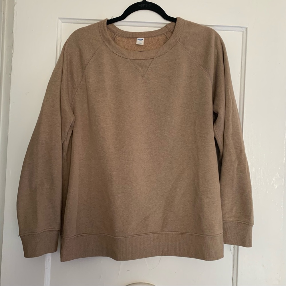 Tan Old Navy Sweatshirt - Large